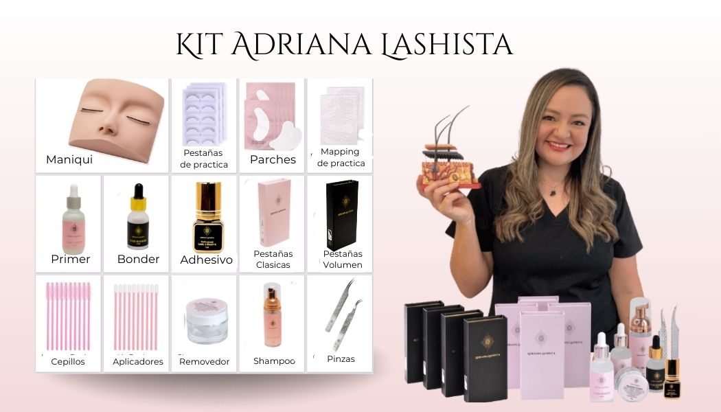 VIRTUAL Certificación Lash-Pro (6 Certificaciones)  +  Kit de Inicio